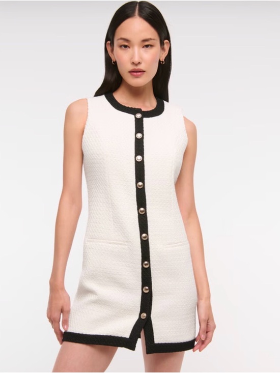 Abercrombie & Fitch Dresses & Skirts - Abercrombie & Fitch The A&F Mara Tweed Mini Dress Sz L Vintage inspired Business